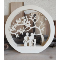 Familiecirkel met drie lagen