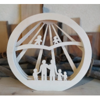 Familiecirkel met drie lagen