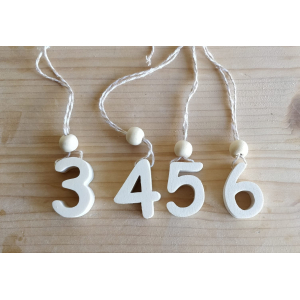 Cijfers om aan een ketting te rijgen, leuk om te krijgen als jarige! Cijfers om aan een ketting te rijgen, leuk om te krijgen als jarige!