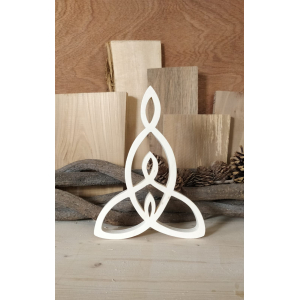 Moeder-kind symbool met 2 kinderen Moeder-kind symbool met 2 kinderen