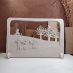 Seizoenstafelraam 'Winter'