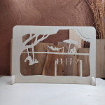 Seizoenstafelraam  'zomer'