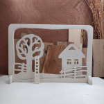 Seizoenstafelraam 'Thuis'