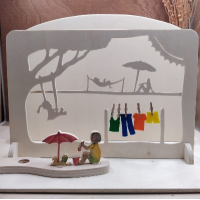 Seizoenstafelraam  'zomer'