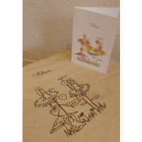 Gegraveerd geboortekaartje