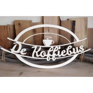 Logo in hout Logo in hout