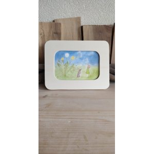 Houten wissellijst A6 Houten wissellijst A6