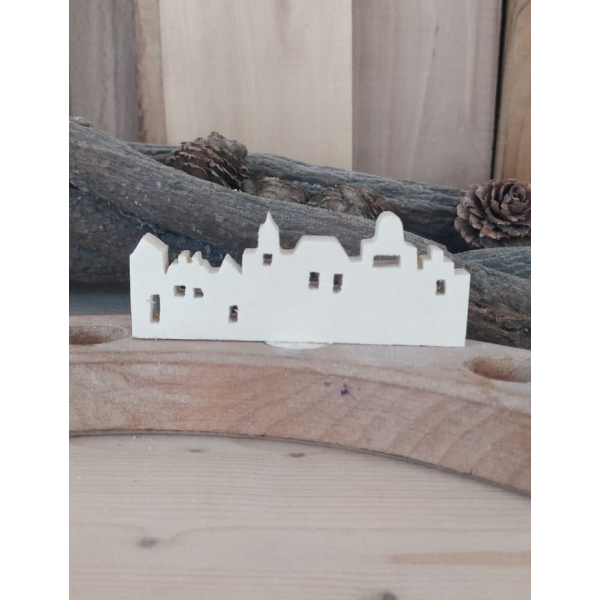 Steker huisjes-skyline