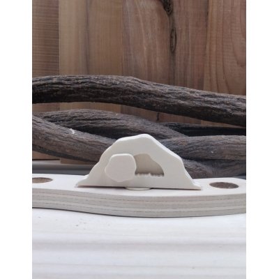 Steker het open graf