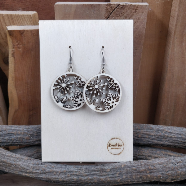 Oorhangers "Snowflake"