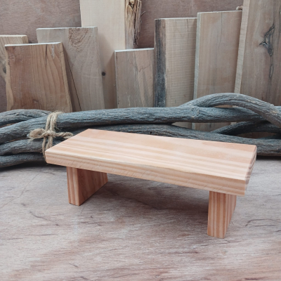 Massief houten tafel