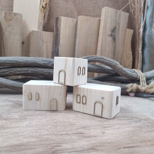 Drie huis-blokken Drie huis-blokken