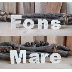 Houten letters in puzzel Houten letters in puzzel
