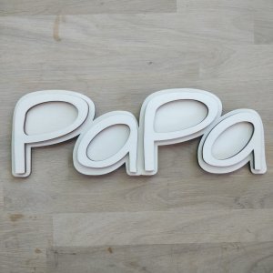 Vaderdag - knutsel-kado 'Papa' Vaderdag - knutsel-kado 'Papa'